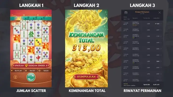 LANGKAH-LANGKAH KLAIM EVENT SCATTER MAHJONG WAYS